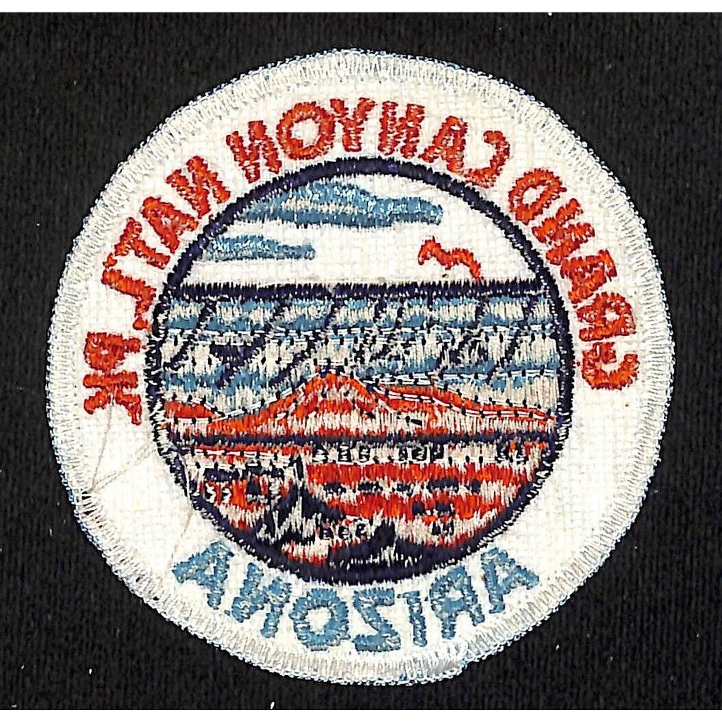 Grand Canyon National Park Arizona Embroidered Patch 3" c1980's NOS