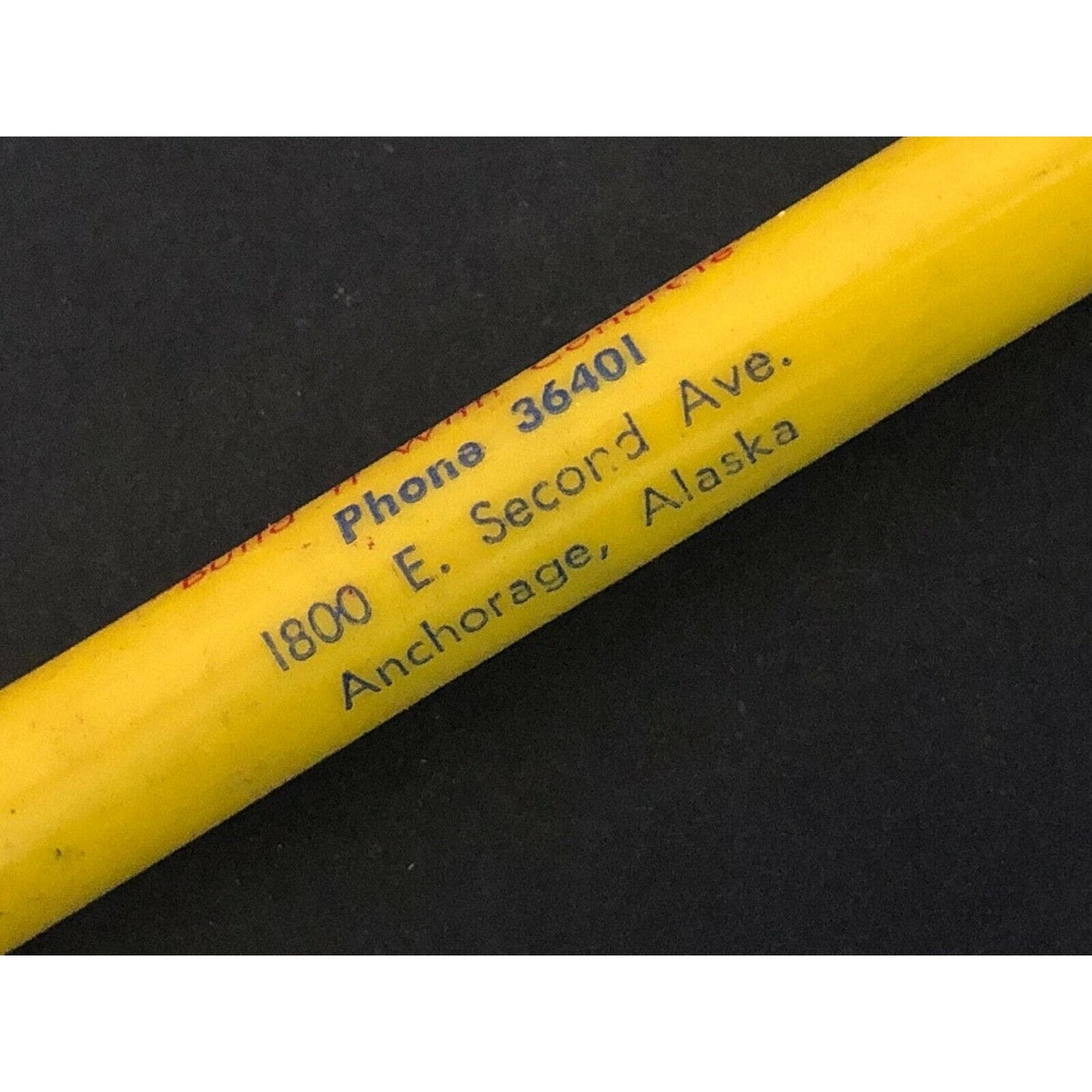 c1950's-60's Anchorage Sand & Gravel Alaska Advertising Pencil Cement Truck Top