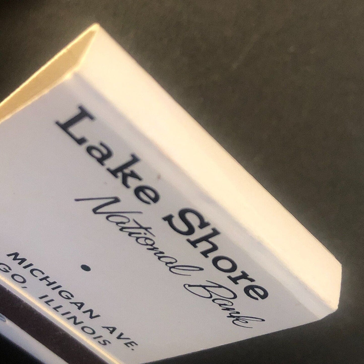 Lake Shore National Bank Chicago Vintage Full Matchbook c1950's-60's Scarce