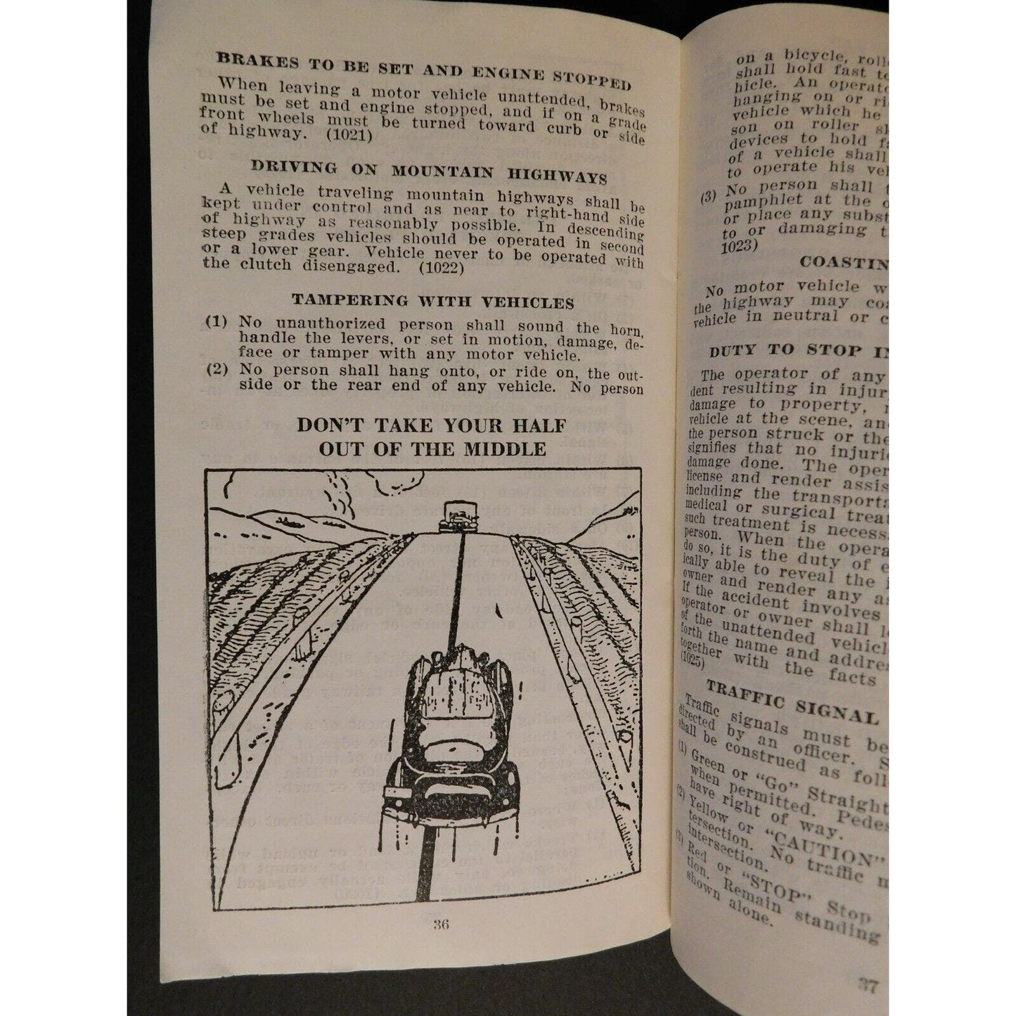1947 Manual - Pennsylvania Digest of Vehicle Code and Student's 61pgs.