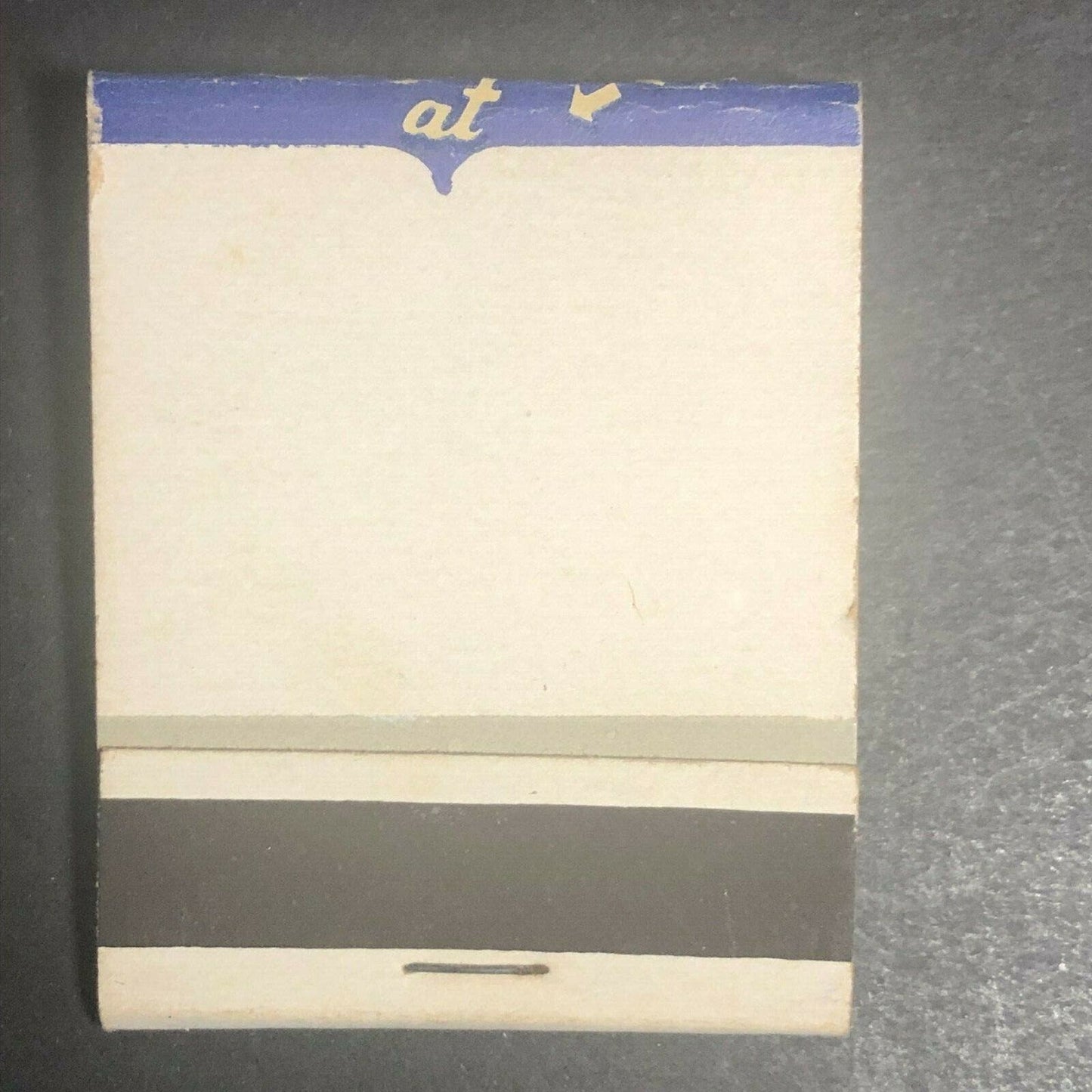 1940's-50's Full Matchbook "Steaks and Chops Our Specialty" Blank Field