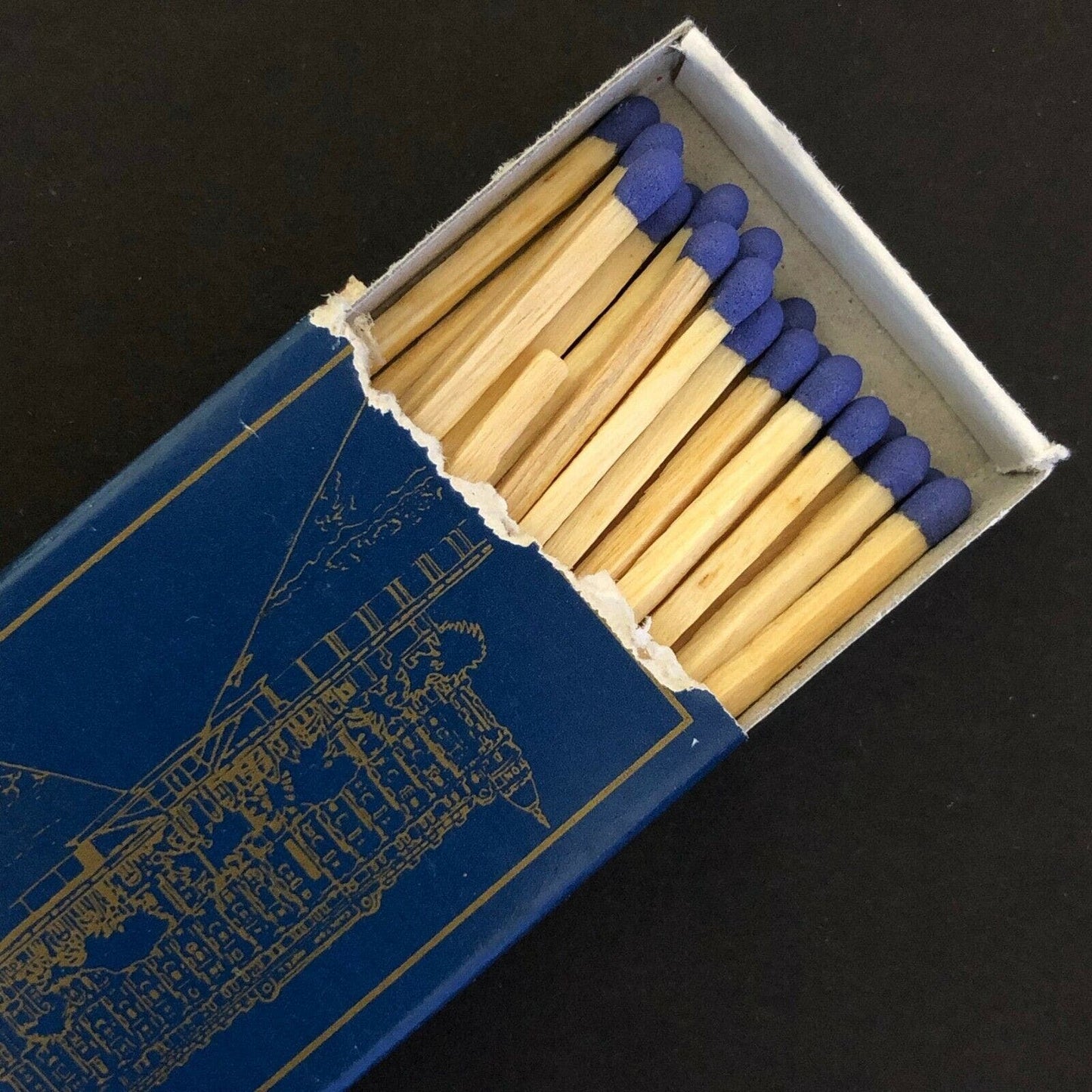 c1970's-80's Wooden Matchbox Matchbook - Carlton Inter Continental Cannes