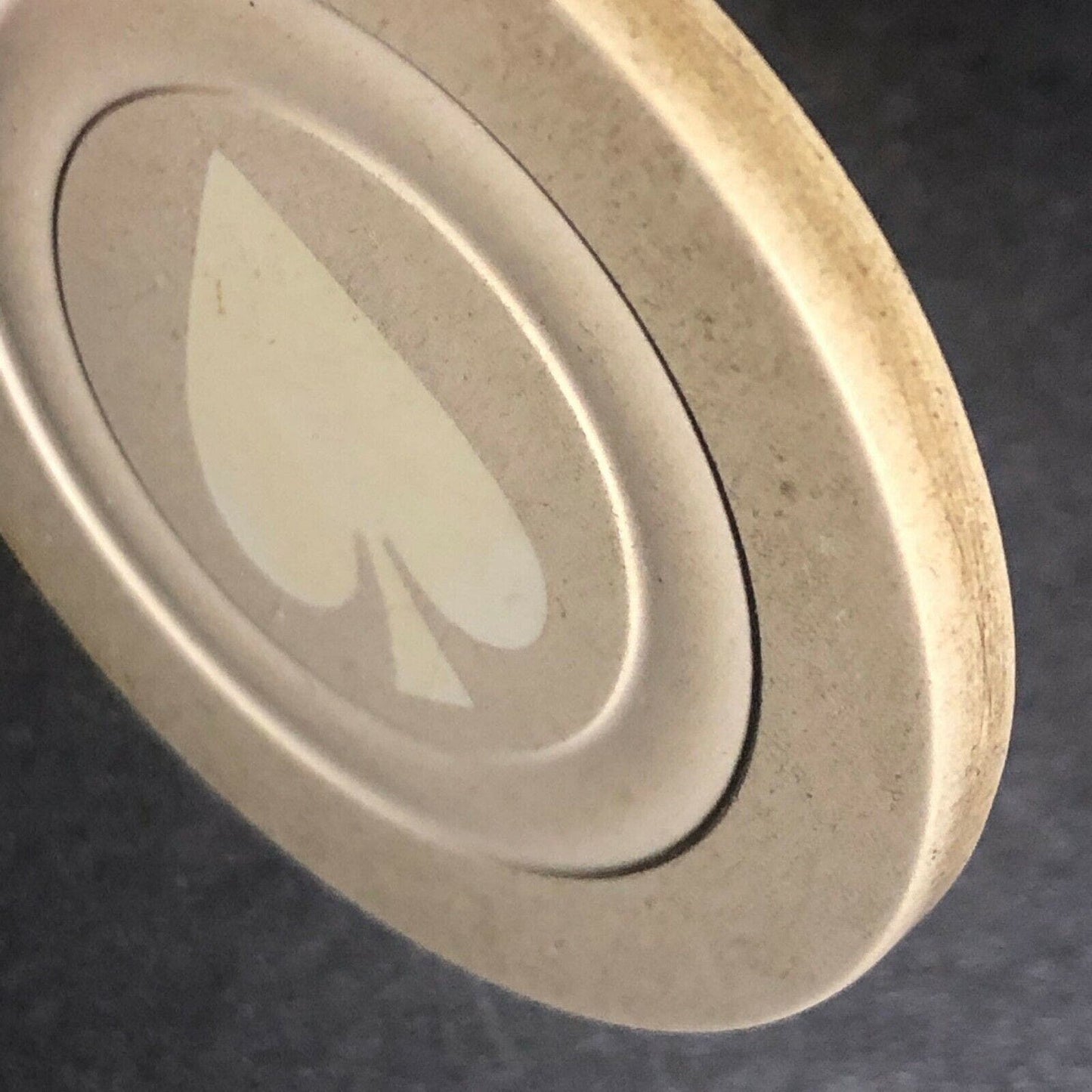 Vintage Monarch Spade SPE Clay Poker Chip - Eisenstadt Collection