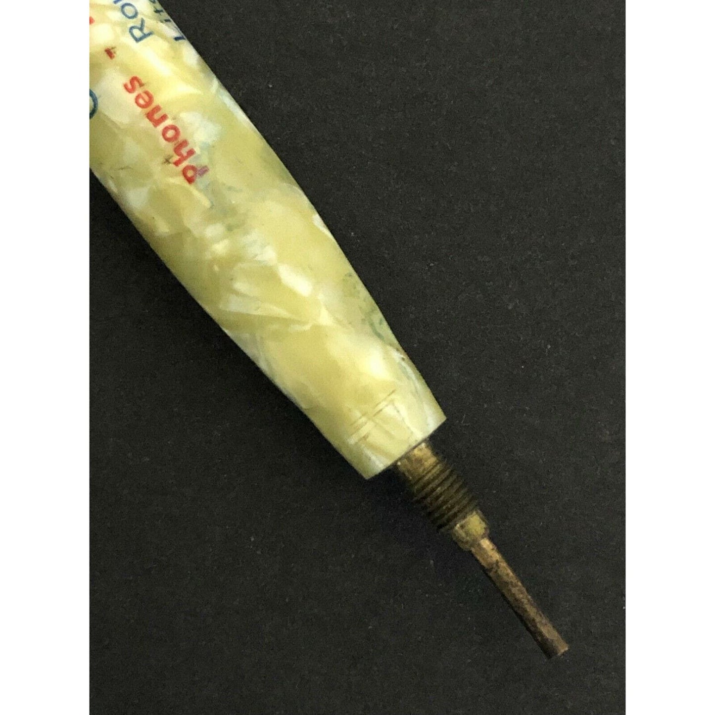 c1940's-50's Standard Oil Rt. 66 Chas. E. Davis Litchfield, IL Mech. Adv. Pencil