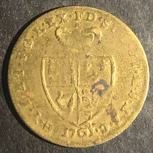 King George III Brass Jeton Token 21.75mm