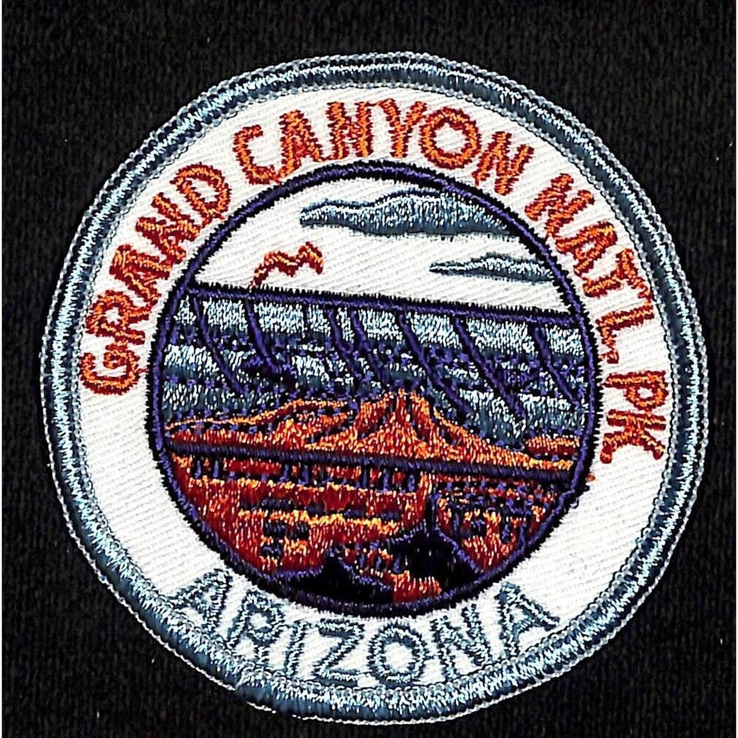 Grand Canyon National Park Arizona Embroidered Patch 3" c1980's NOS