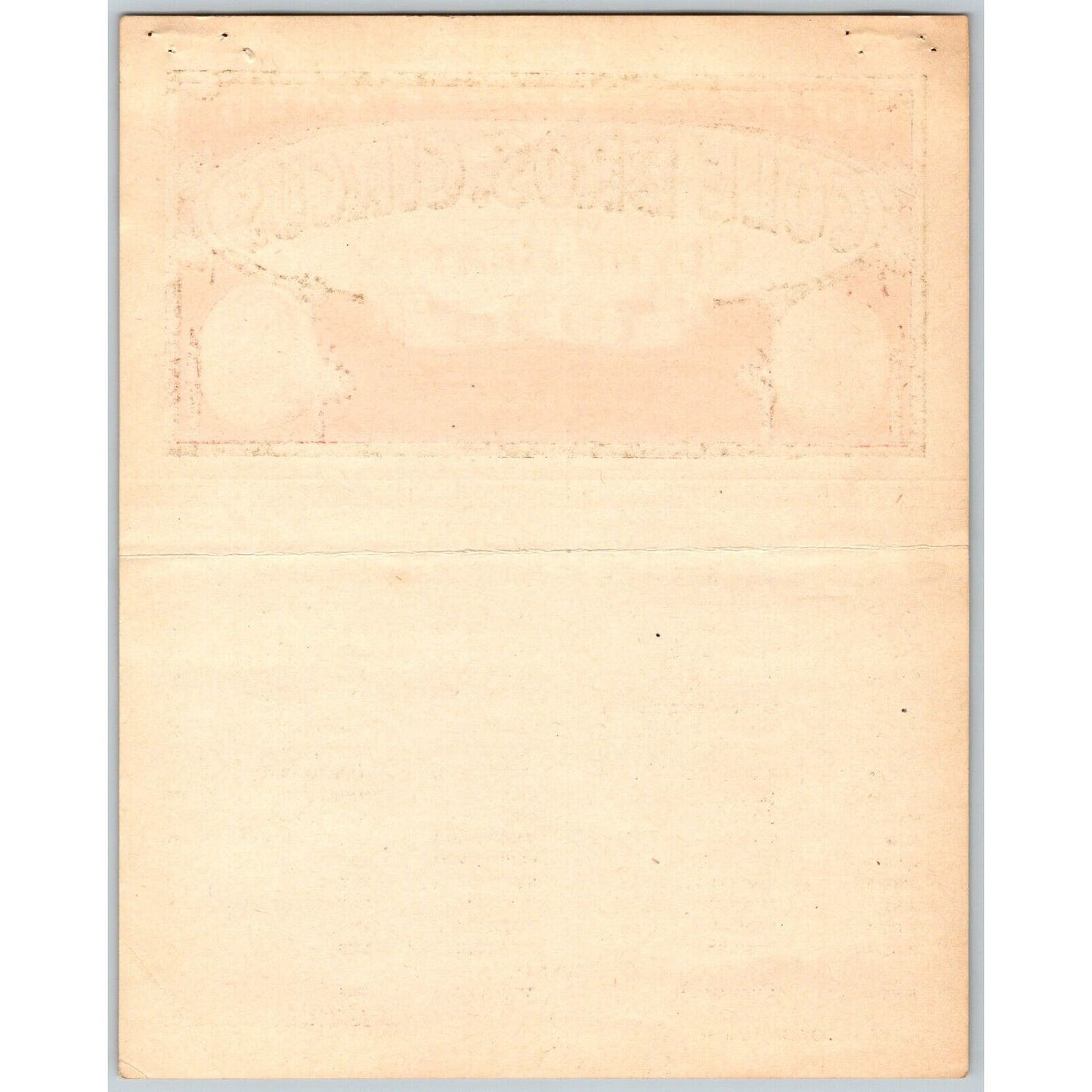 1936 Cole Bros with Clyde Beatty Circus Route Card KY OH WV PA NY