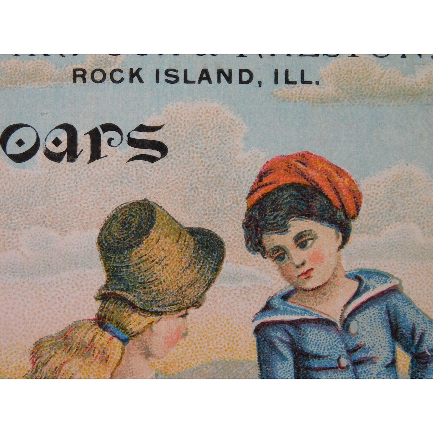 Victorian Advertising Trade Card - Wornock & Ralston Soaps Rock Island IL