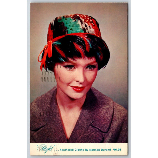 Germantown, PA Norman Durand Cloche C.A. Rowell* Advertising Postcard c1959 VGC