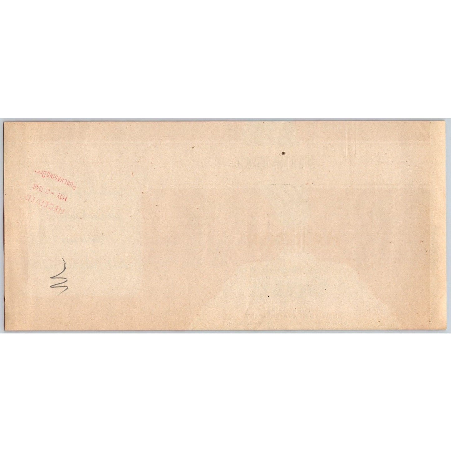 Jumbo Free Running Salt Paper Label 1948 New York Tea Co. St. Paul, Minn Scarce