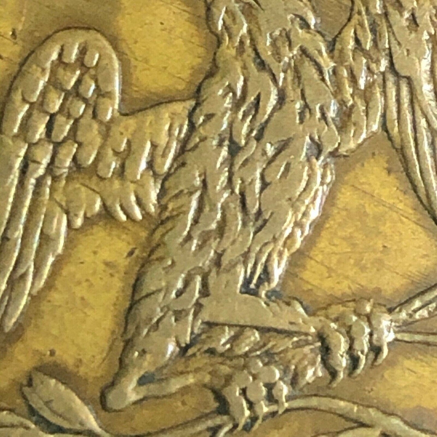 Brass 27.30mm $10 Eagle George Washington Spiel Marke Counter Token - Fauver