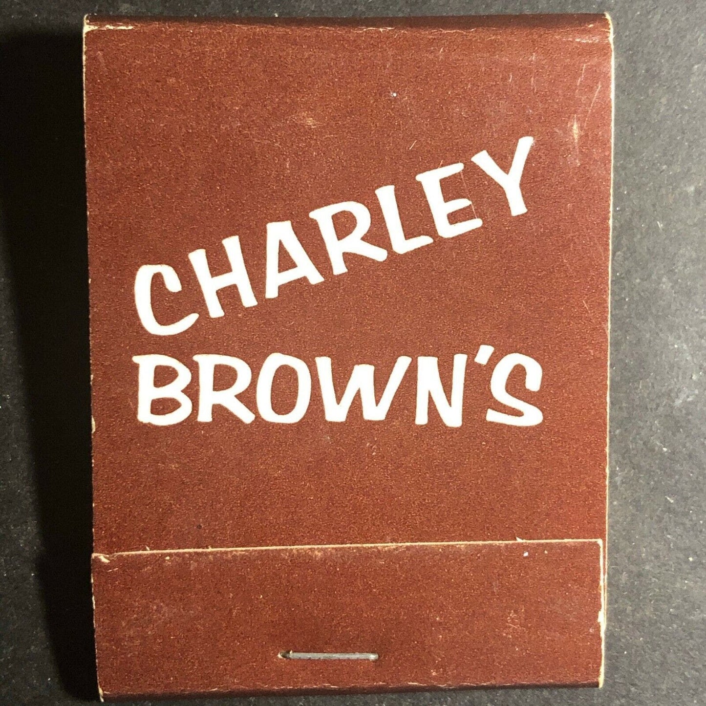 Vintage 1970's Full Matchbook - Charley Brown's - Vero Beach, FL