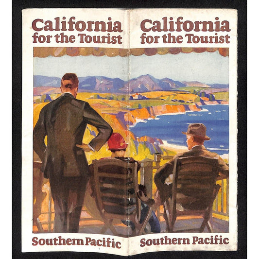 "California for the Tourist" Southern Pacific Railroad 1928 Brochure 15pp VGC