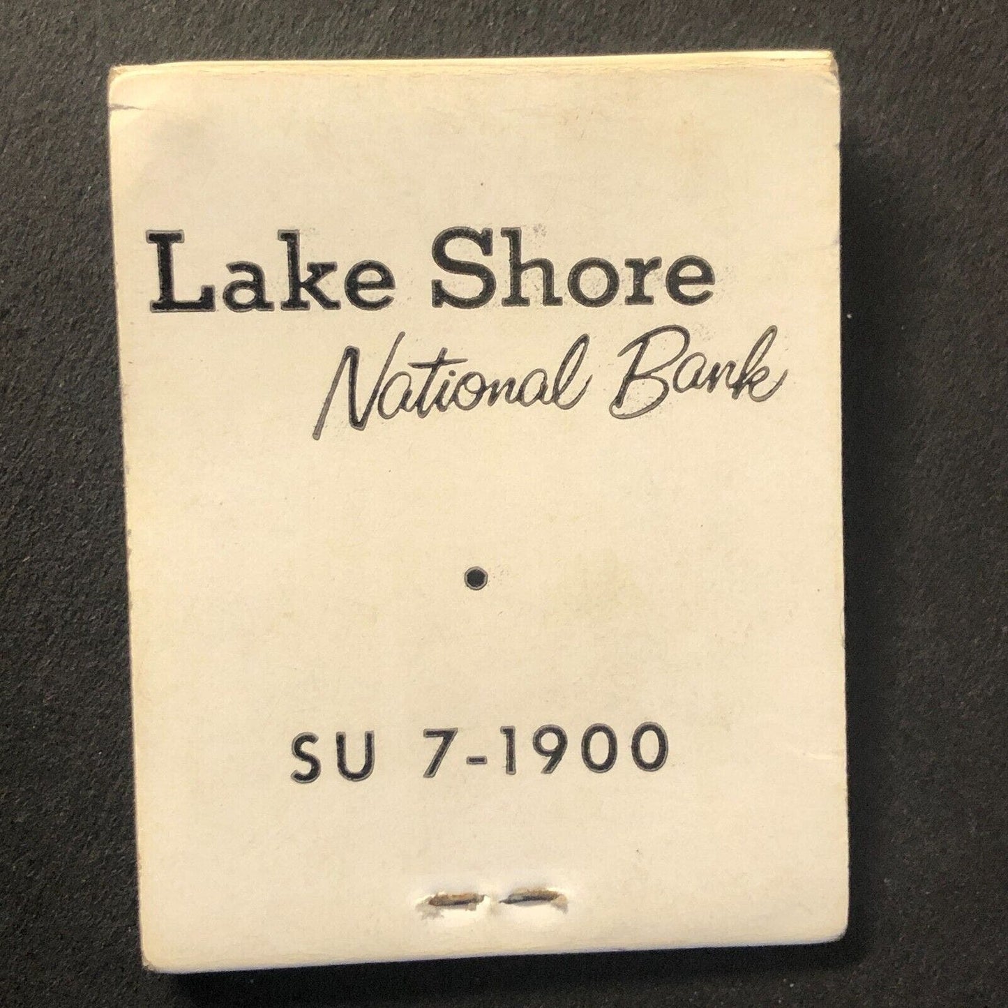 Lake Shore National Bank Chicago Vintage Full Matchbook c1950's-60's