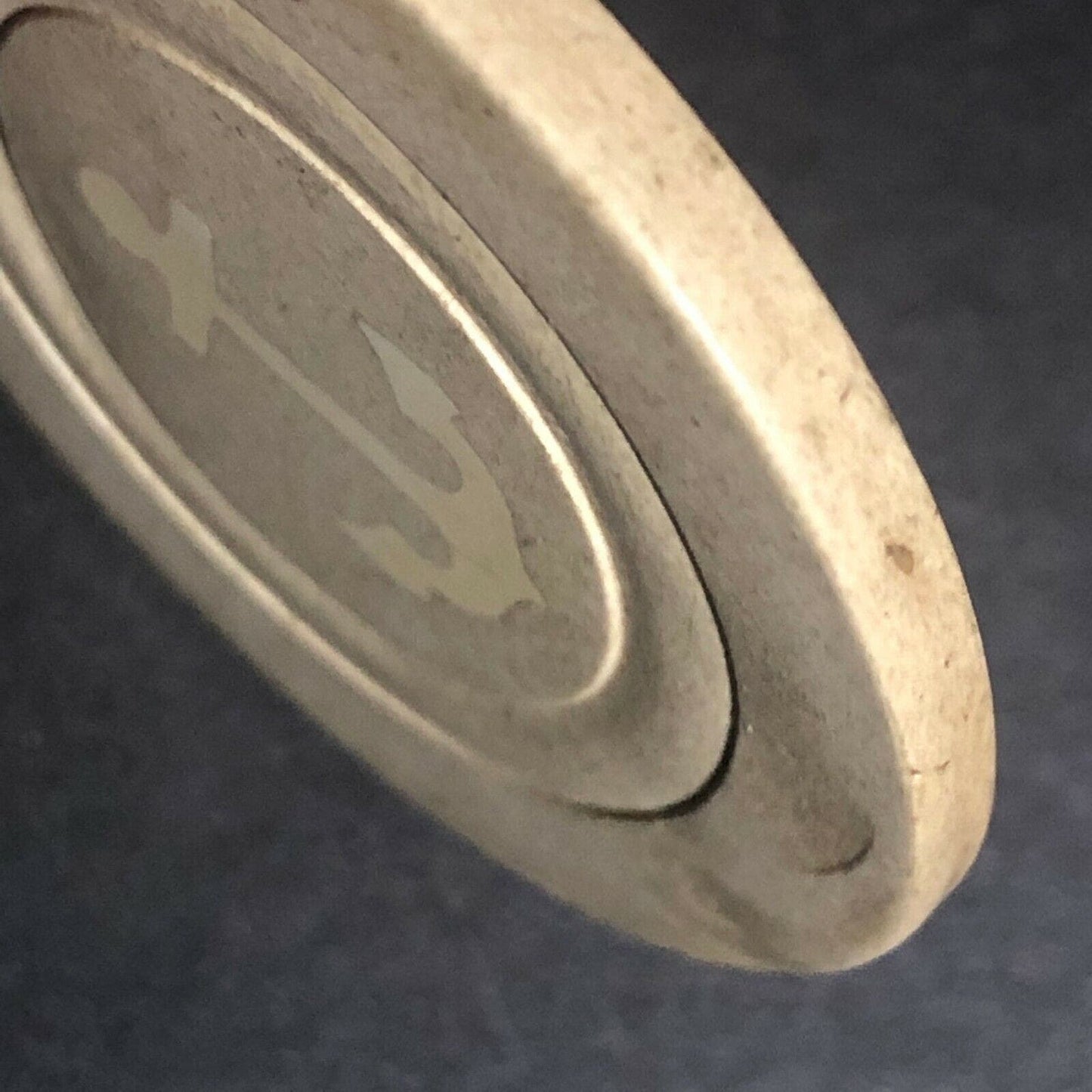 Vintage Monarch Anchor AKC Clay Poker Chip - Eisenstadt Collection