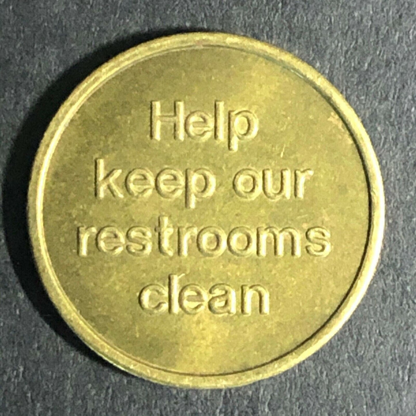 16.51mm Nik-O-Lok Indianapolis, IN Brass Restroom Token - Fauver Collection