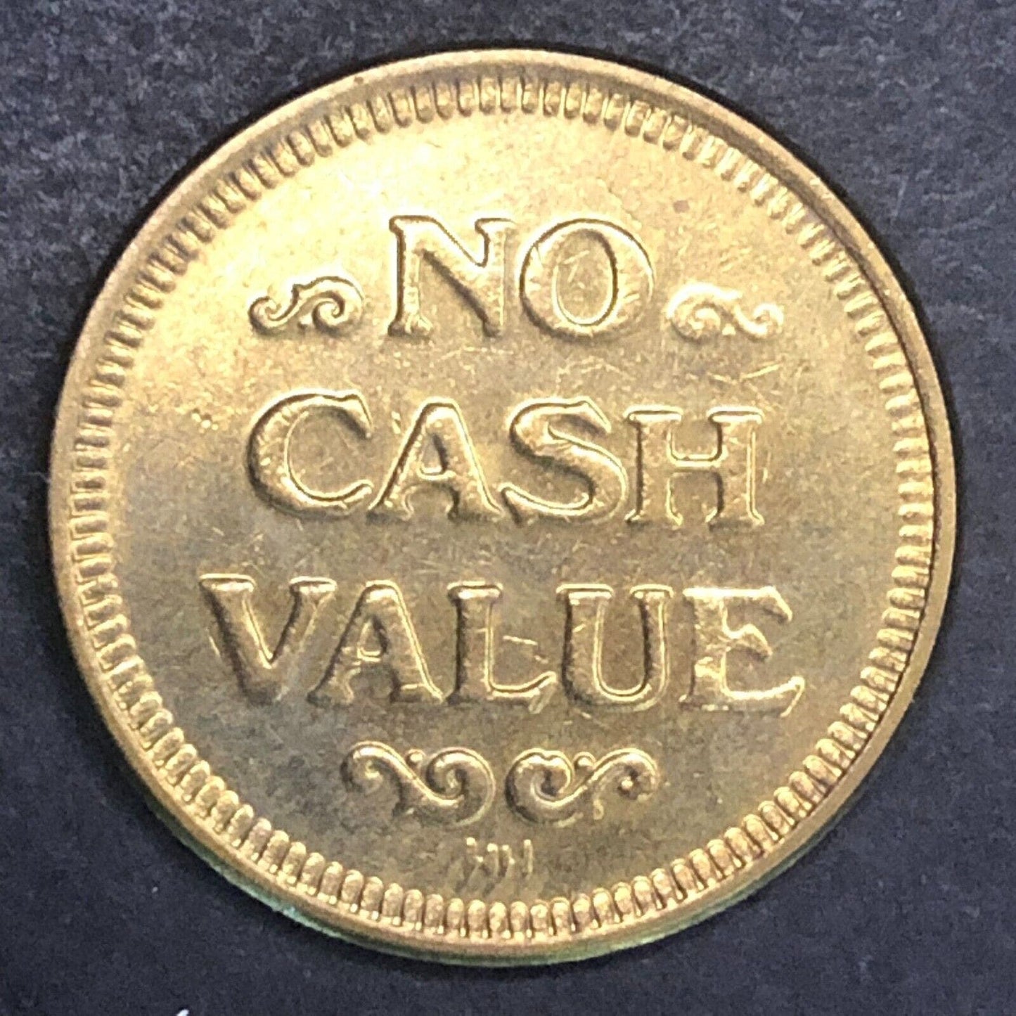 Amusement Company "Tilt" No Cash Value Token Brass 23mm
