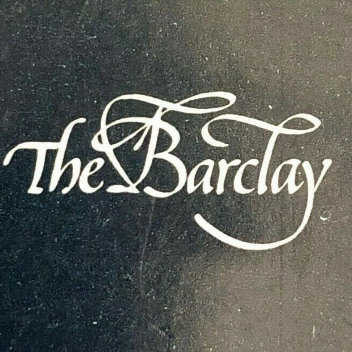 c1970's-80's Wooden Matchbox Matchbook "The Barclay"