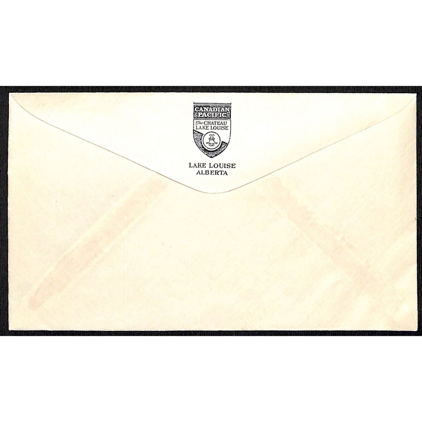 Canadian Pacific - The Chateau Lake Louise Railroad Stationary Envelope NOS