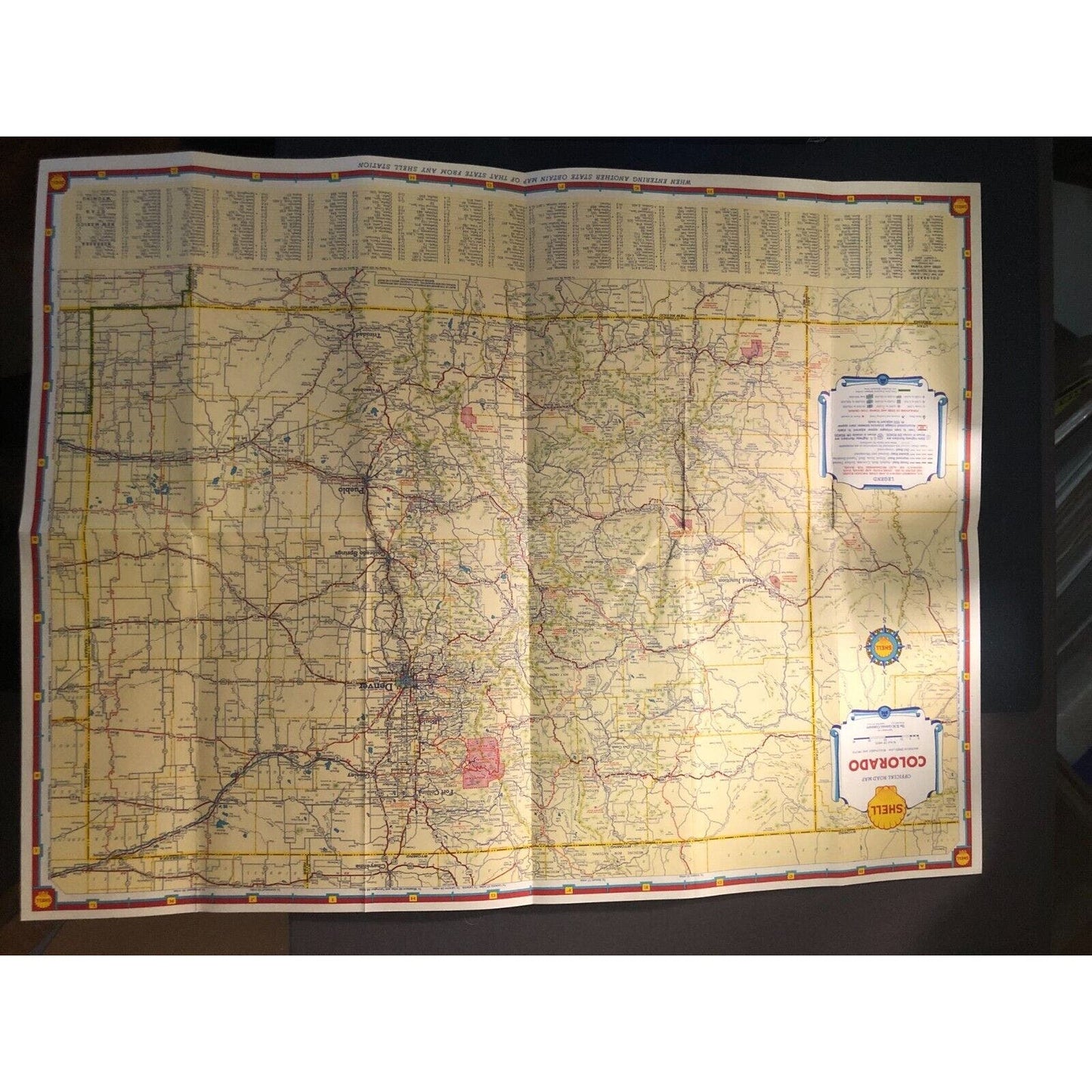 National Park Service "Motorists Guide Rocky Mountain National Park 1937" Scarce
