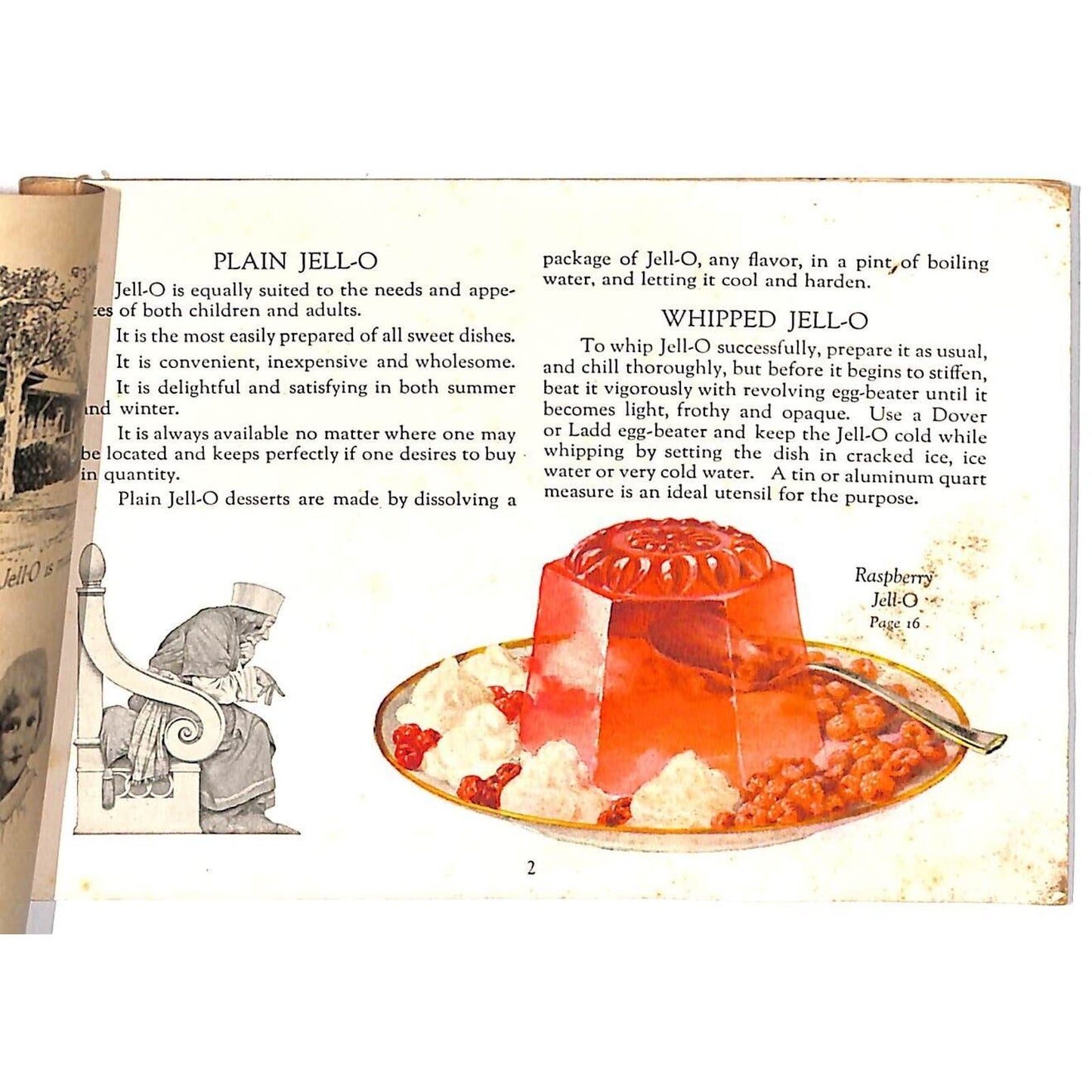 Jell-O Recipe Booklet "Polly Put the Kettle On" c1924 18pp. w/ Cats