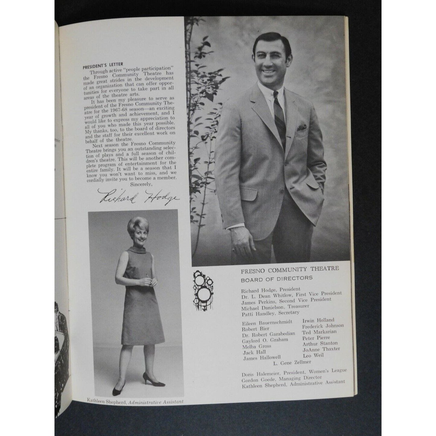 Fresno Community Theatre "Sound of Music" 40pgs. Program 1968