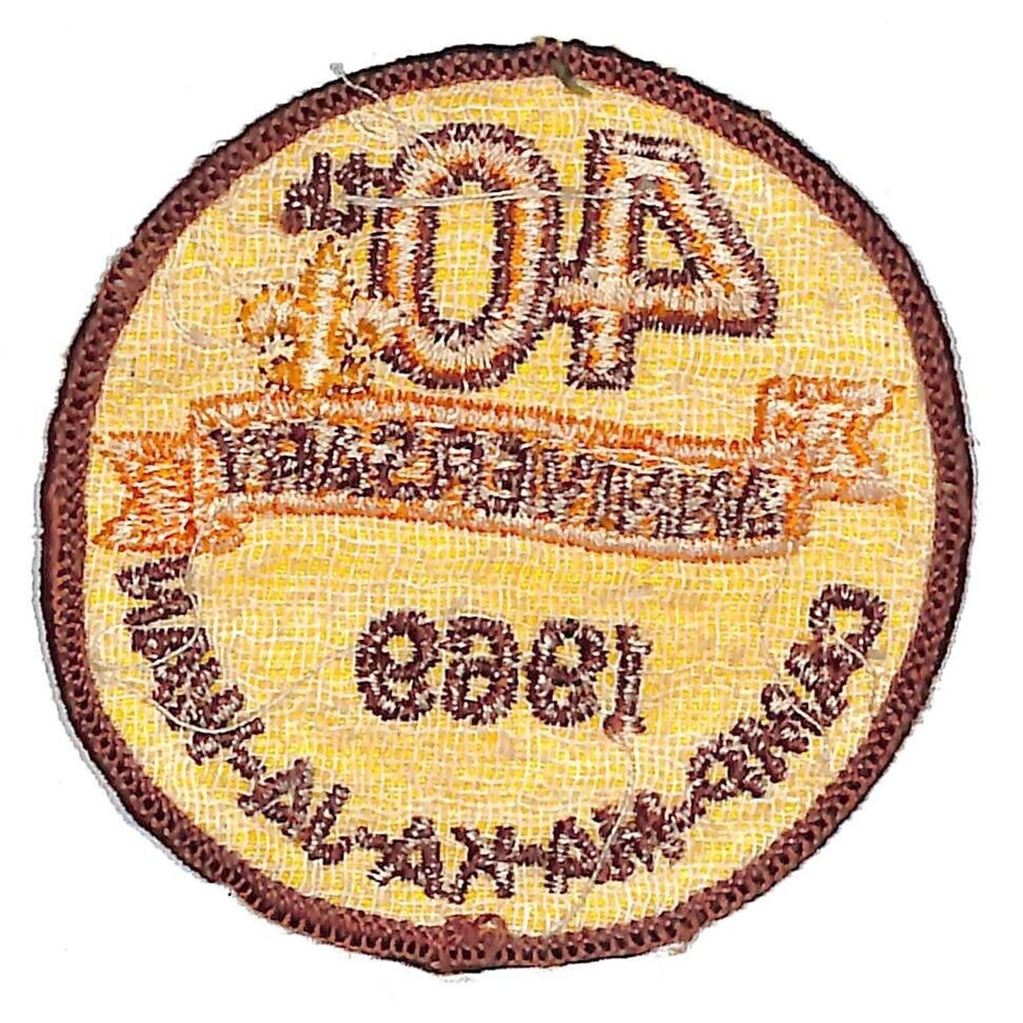 BSA Camp-Ma-Ka-Ja-Wan Patch 1969 40th Anniv. Illinois Soft Cotton Patch 2 3/4"