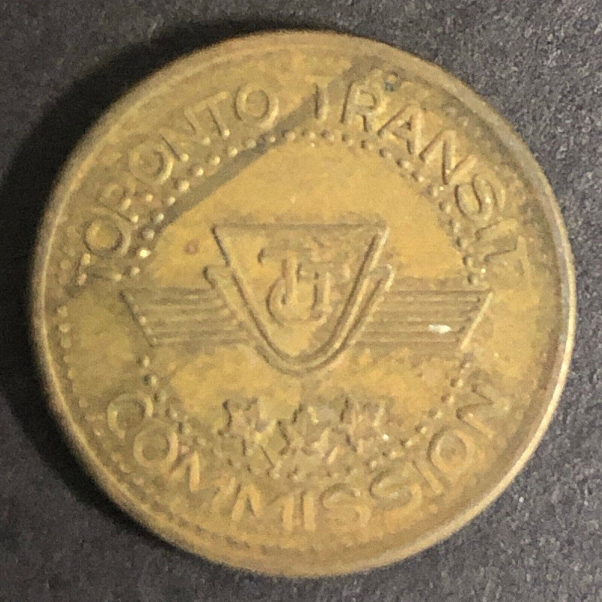 Vintage 16mm Brass Toronto Transit Commission Token – Jerry's Vintage ...