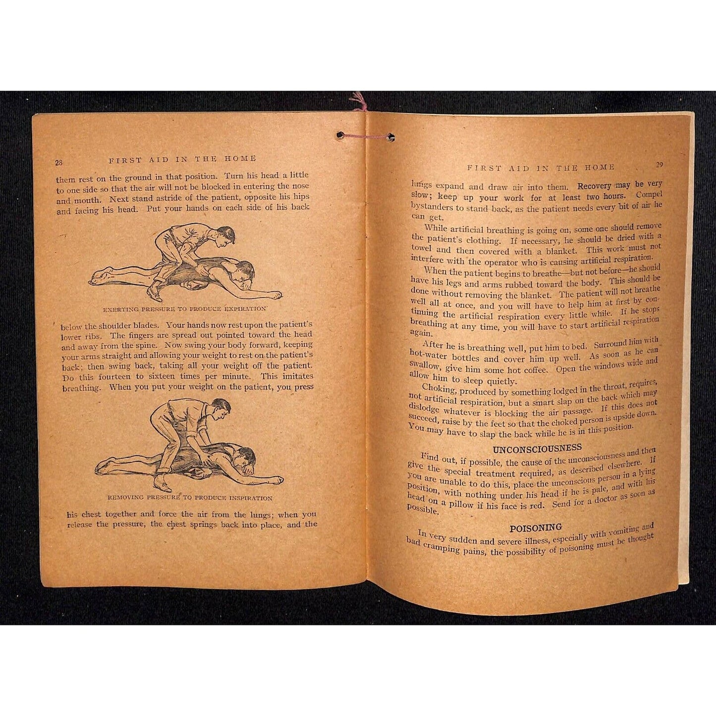 1919 Metropolitan Life's "First Aid in the Home" Booklet 27pp