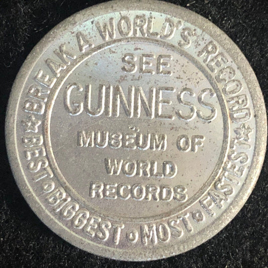 Guinness Museum of World Records San Francisco Token 28mm