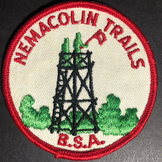 BSA Nemacolin Trails - Vintage Embroidered Patch - Scarce c1960's-70's