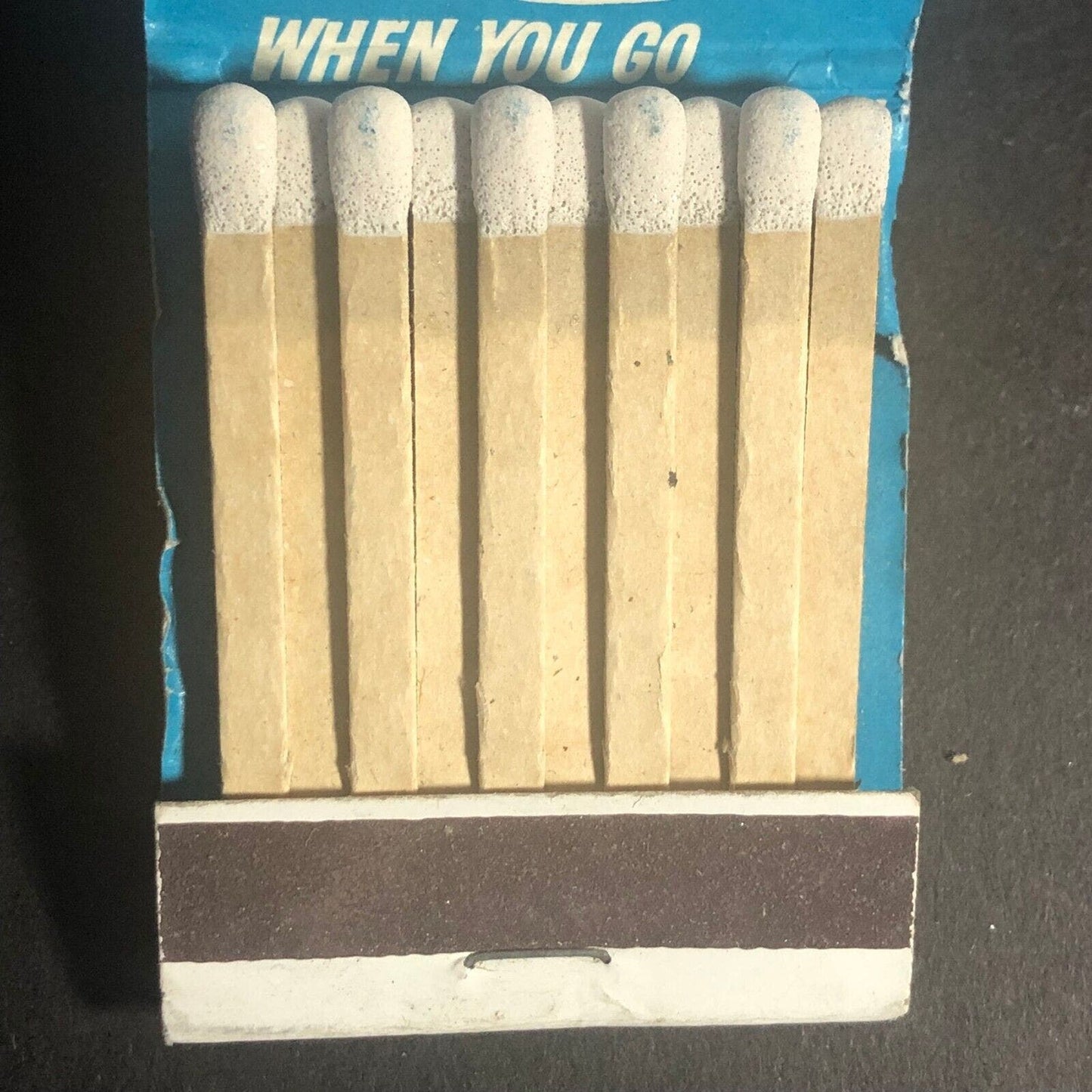 Great Northern Railway "Rocky" Full 20-Str Matchbook c1960's Damage