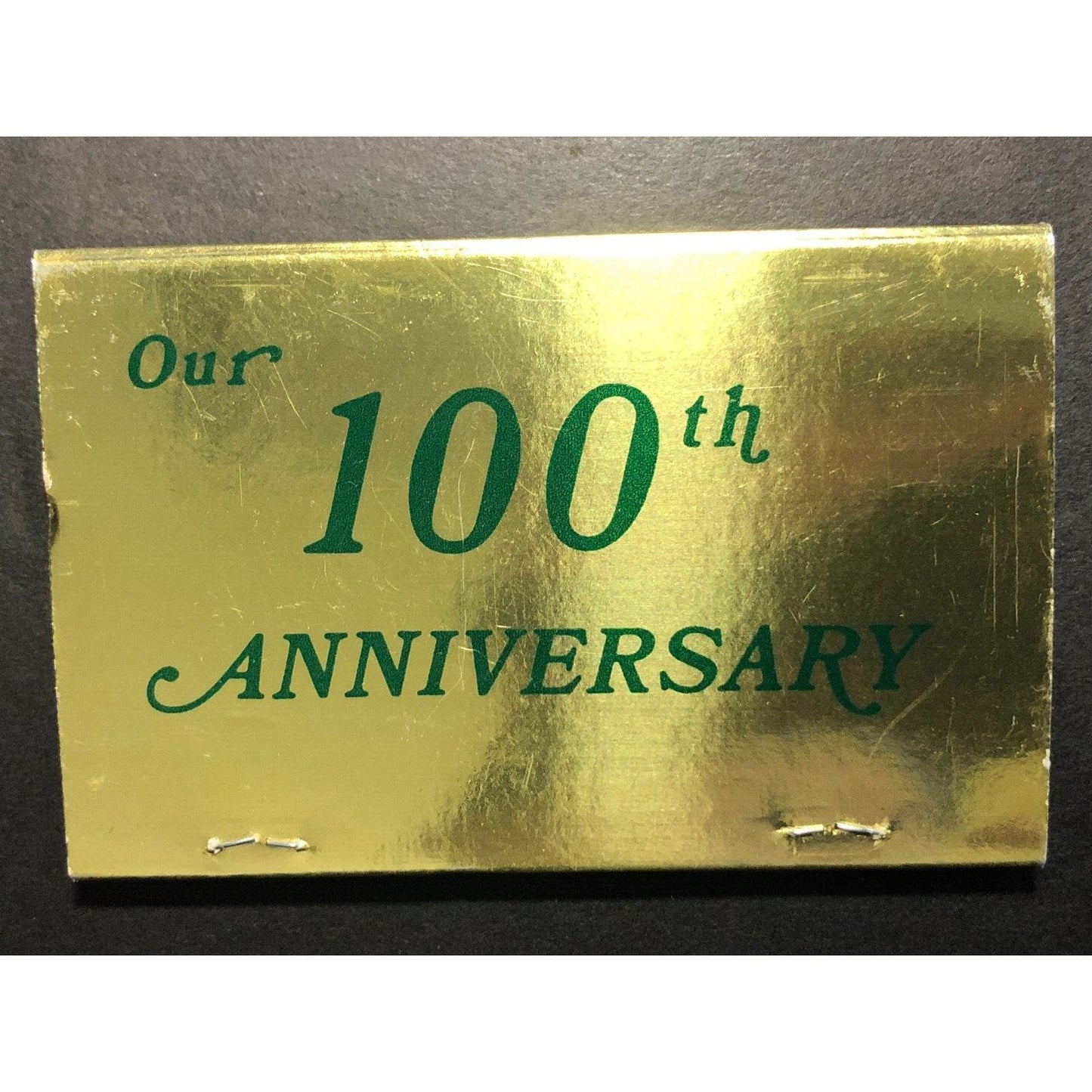 McInerney's Funeral Homes Chicago Full Matchbook 100th Anniv 1973 Printed Sticks