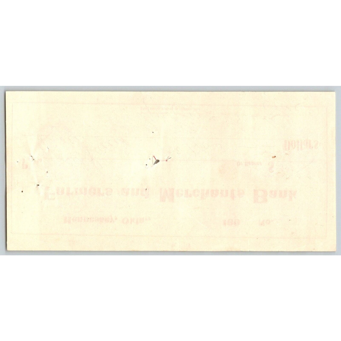 Hennessey, OK Territorial 1903 Farmers and Merchants Bank Check - Scarce