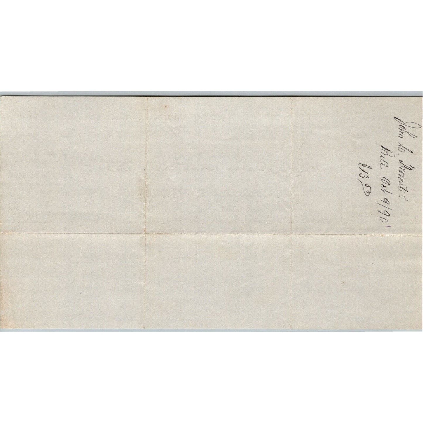 Long Island City, NY c1890 Letterhead John C. Provost Coal and Wood Fire Brick