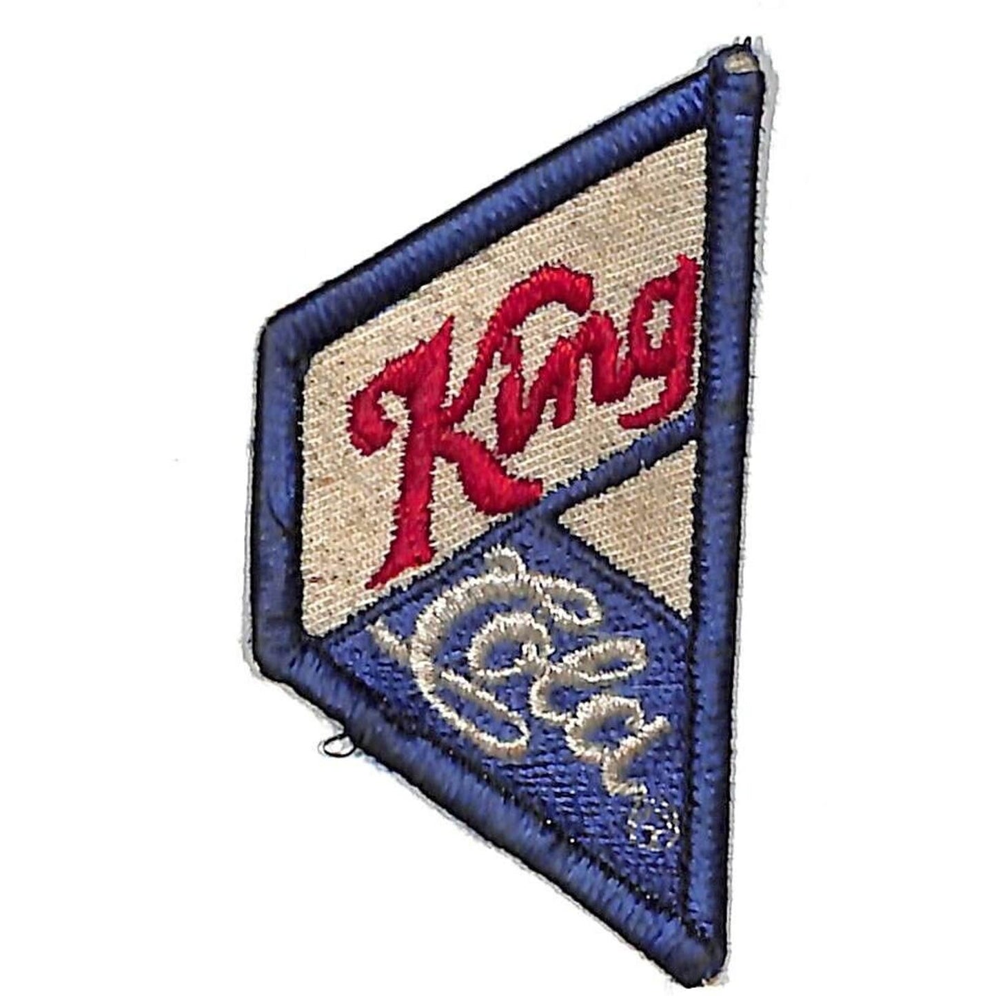 King Cola Embroidered Soda Patch c1970's VGC Scarce