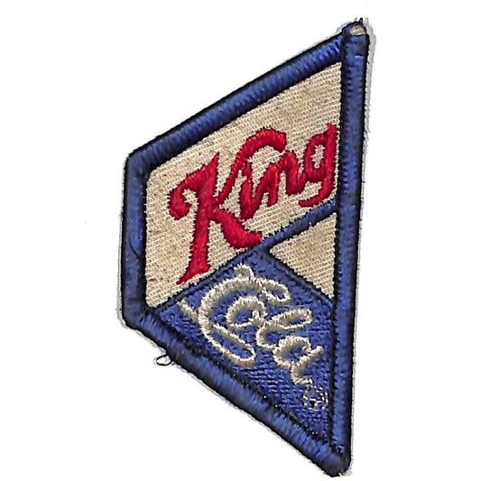 King Cola Embroidered Soda Patch c1970's VGC Scarce