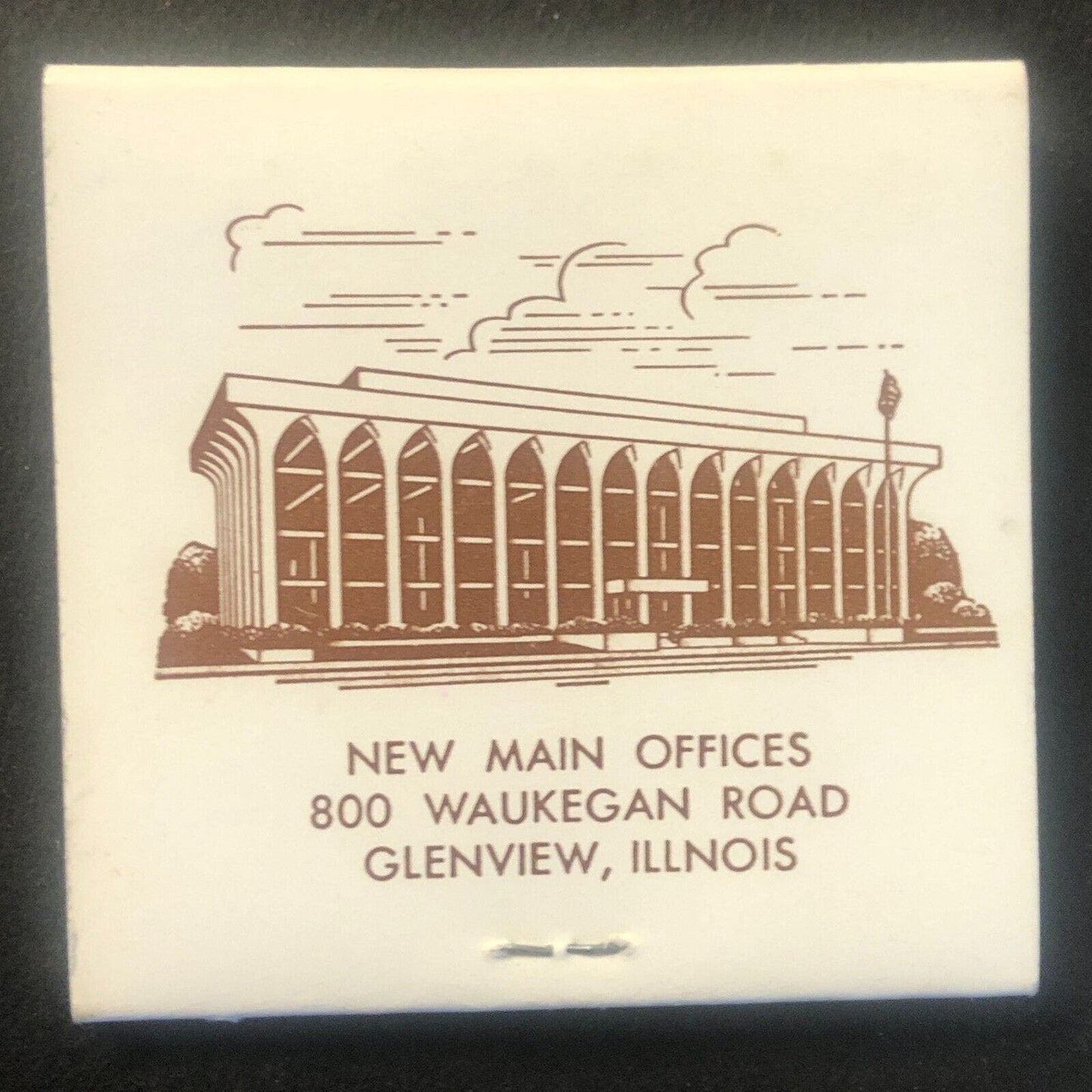 Glenview State Bank Illinois Vintage Full Matchbook c1960's-73 VGC