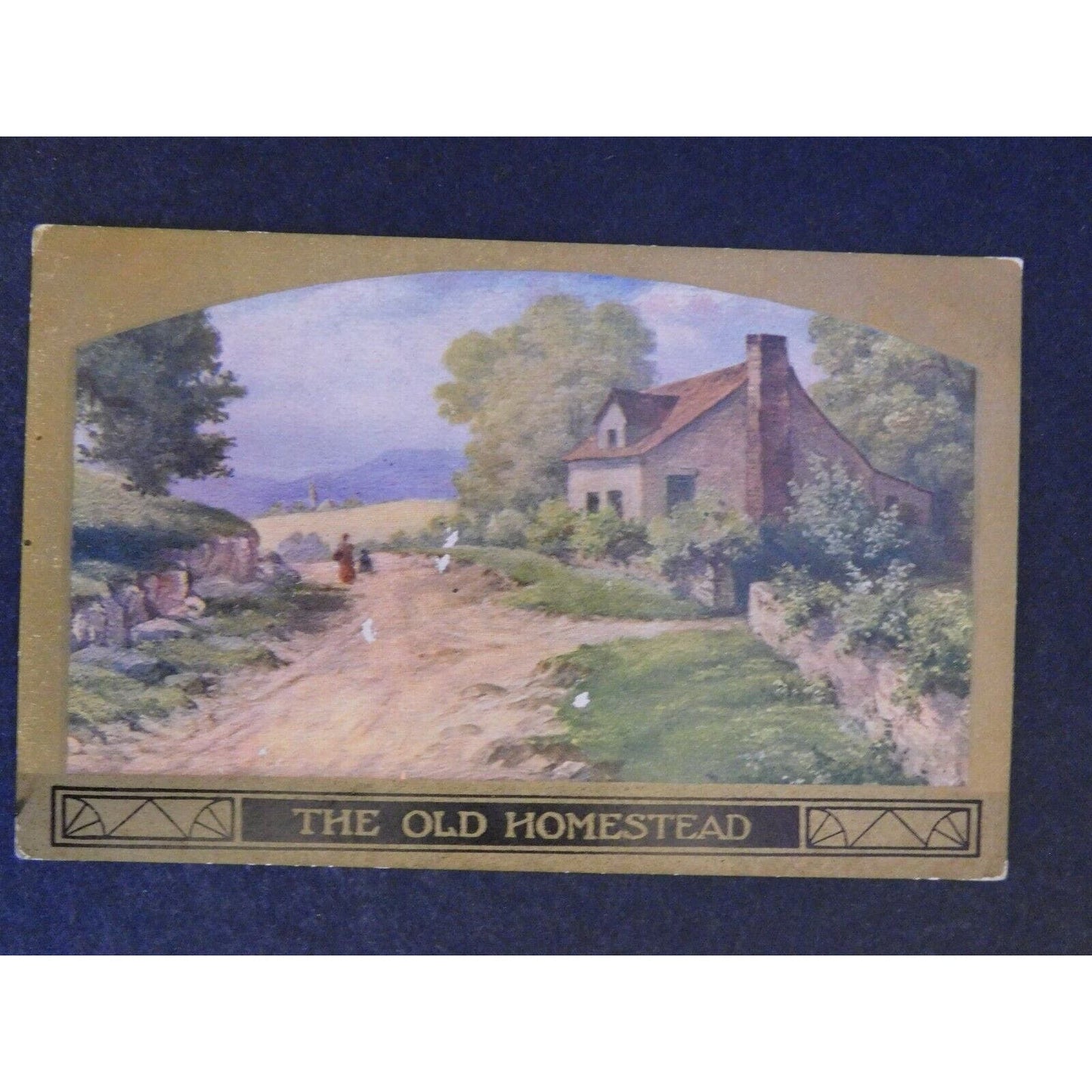 Vintage Postcard - "The Old Homestead"