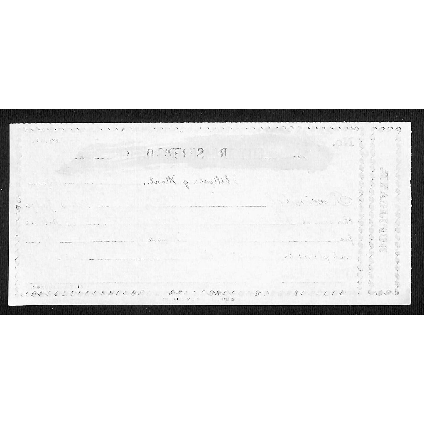 Philipsburg Montana 1904 City Treasurer's Office General Fund Payment Receipt