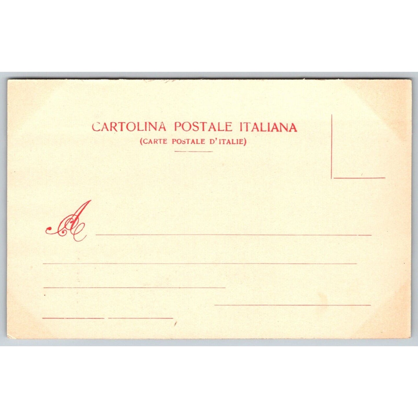 Italian Postcard Positano "Road From Sorrento to Amalfi" 1901-1907 NP VGC
