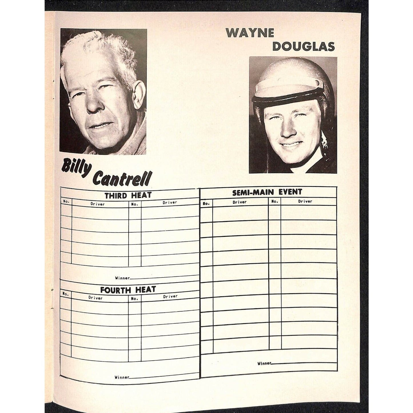 Scarce 9/8 1962 Big Car Auto CRA Racing Program Ascot Park Gardena 8pp.