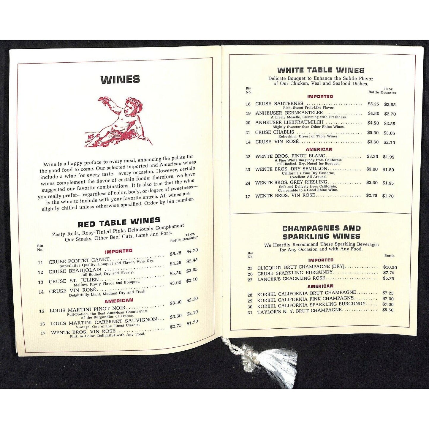 c1970's-80's Kunz's The Dutchman Restaurant Menu Louisville, KY 12pp VGC