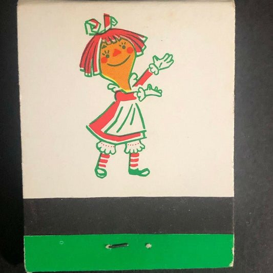 " Raggedy Ann Foods" Chicago Full Matchbook "Shop Certified" c1974-80's VGC