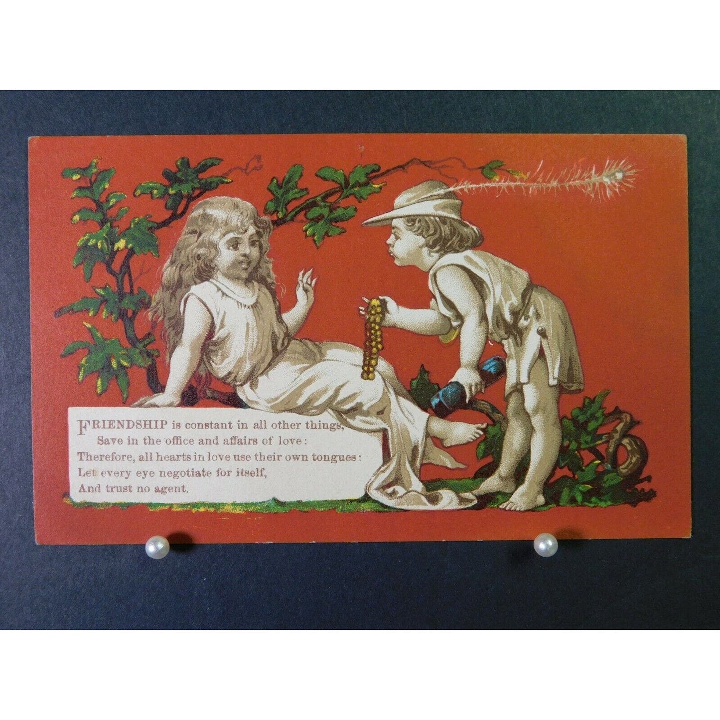 Victorian 1800's Advertising Trade Card - Dr. Jayne's Expectorant - Paris, MI