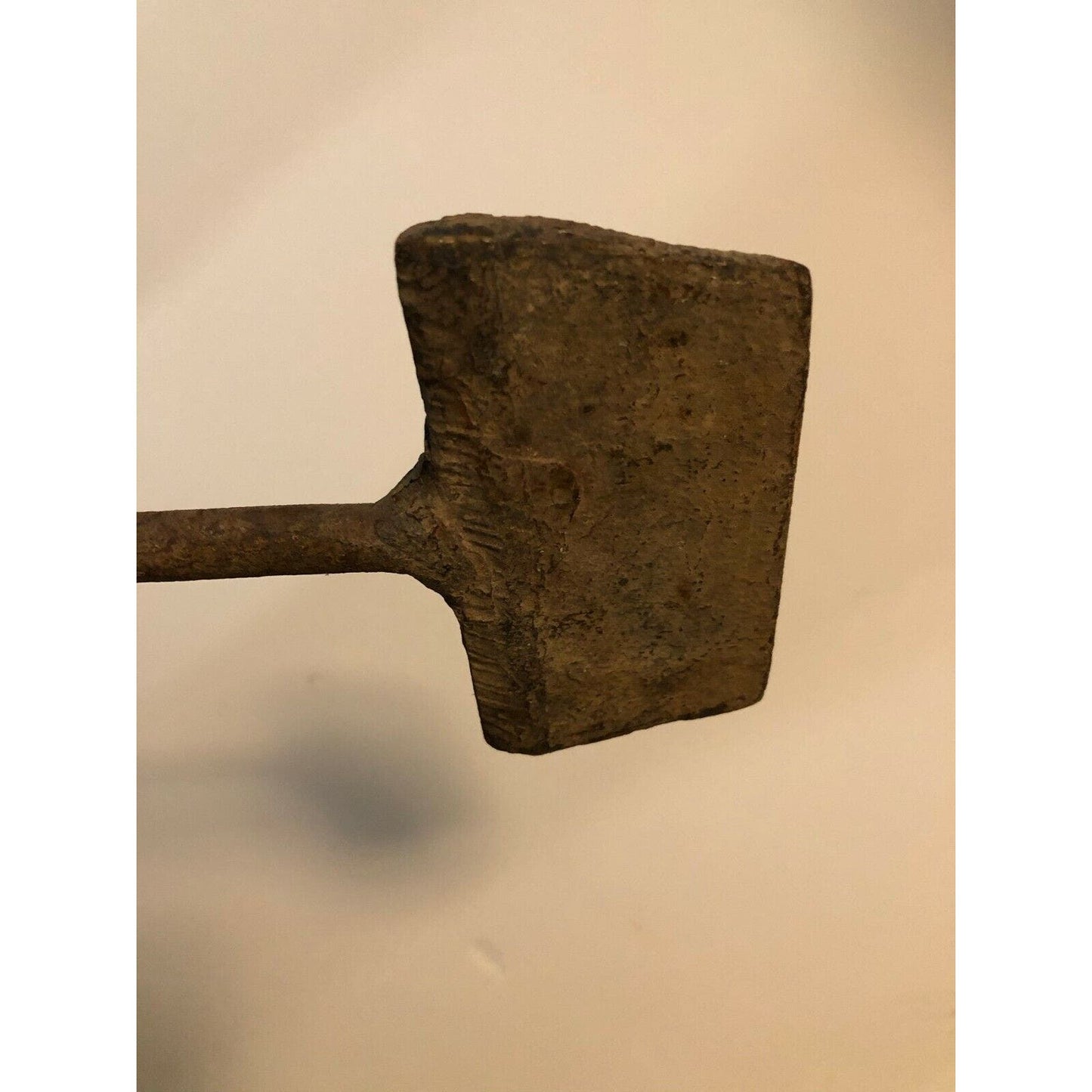 Primitive Hand Forged "1 or I" Iron Cattle Livestock Branding Iron 49"
