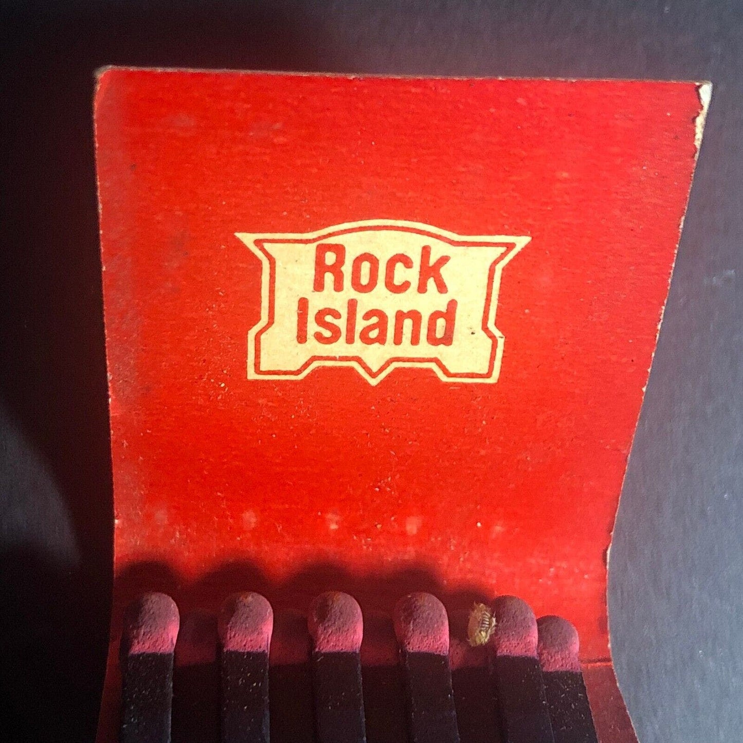 Rock Island Railroad Full 20-Strike Matchbook c1930's-40's