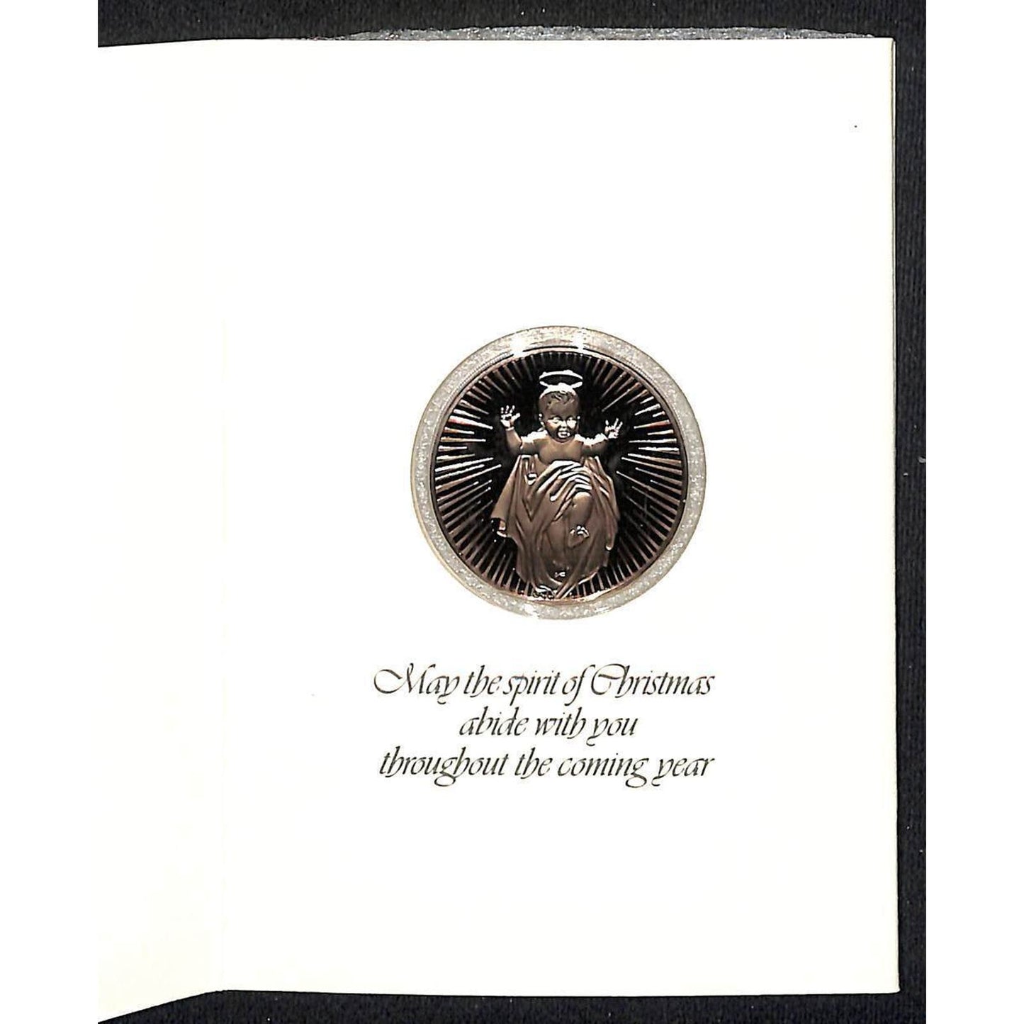 Franklin Mint "The Christ Child" Vincent Miller / Ernest Schroeder Medal 1975