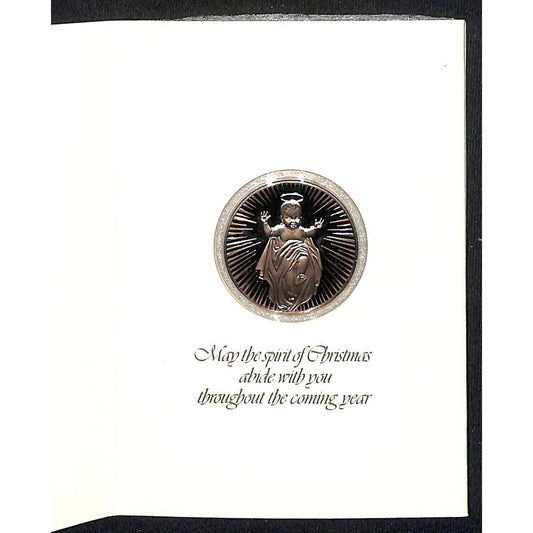 Franklin Mint "The Christ Child" Vincent Miller / Ernest Schroeder Medal 1975