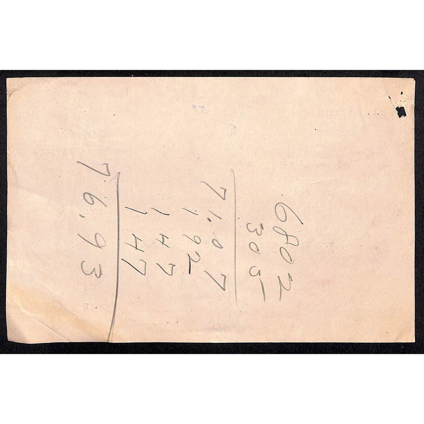 Lehigh Valley Railroad 1950 C.O.D. Freight Bill for Gas Range